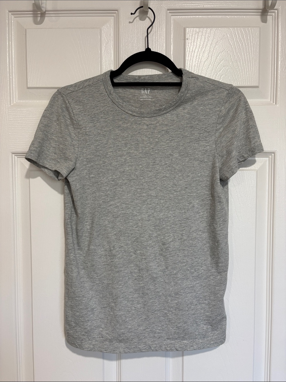 3 GAP / GAP FACTORY Crew Neck T-Shirts White Gray Black Size XS - Picture 5 of 10